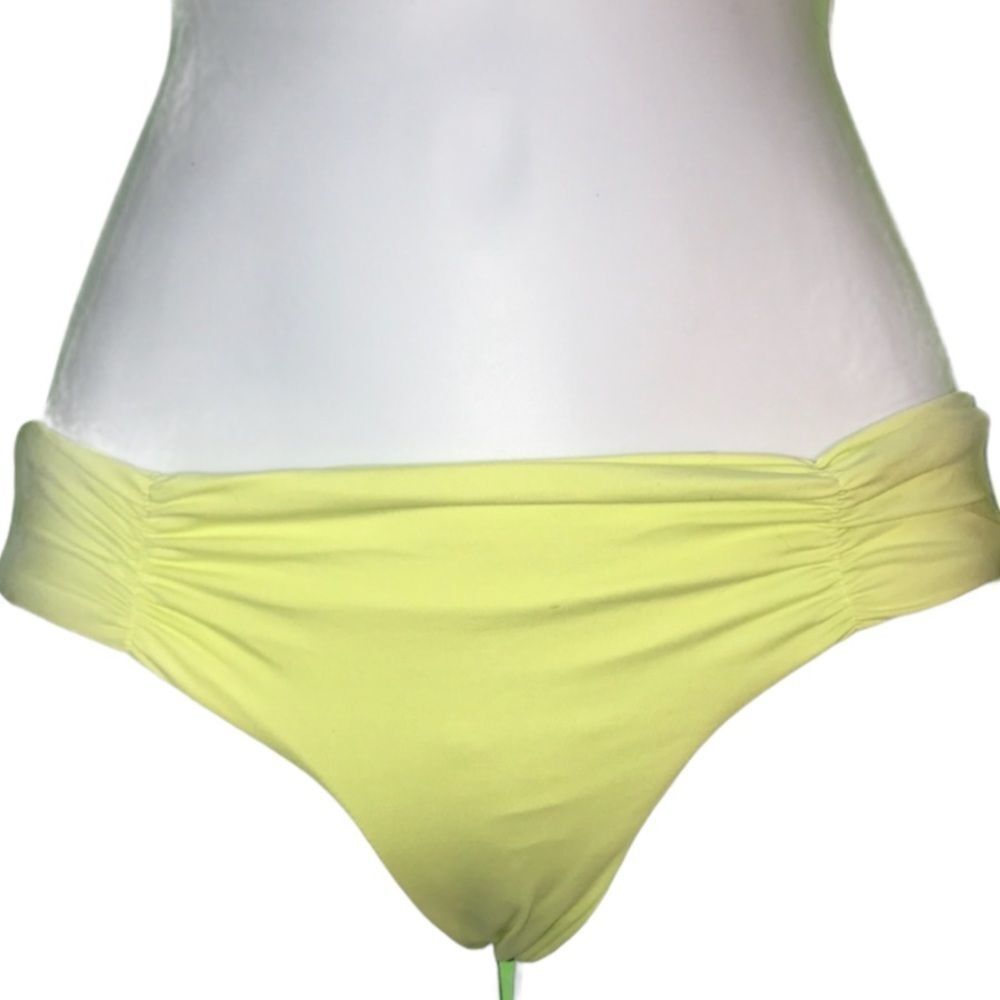 L Space Ruched Bikini Bottom nwot